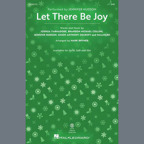 Jennifer Hudson, Let There Be Joy (arr. Mark Brymer), SAB Choir