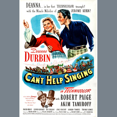 Jerome Kern, Can't Help Singing (from Can't Help Singing), Piano, Vocal & Guitar Chords (Right-Hand Melody)