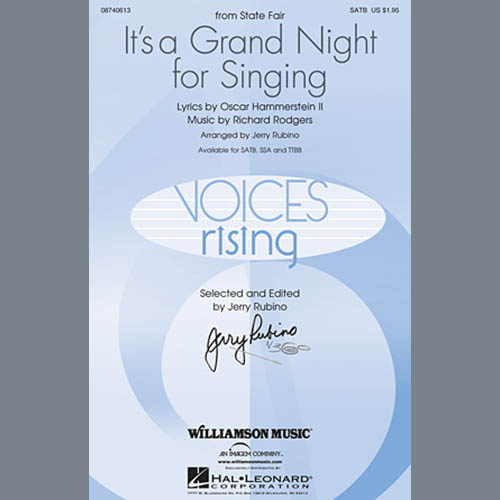 Jerry Rubino, It's A Grand Night For Singing, SSA