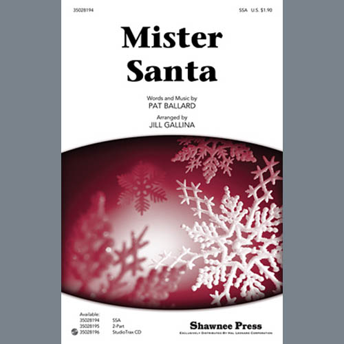 Jill Gallina, Mister Santa, 2-Part Choir