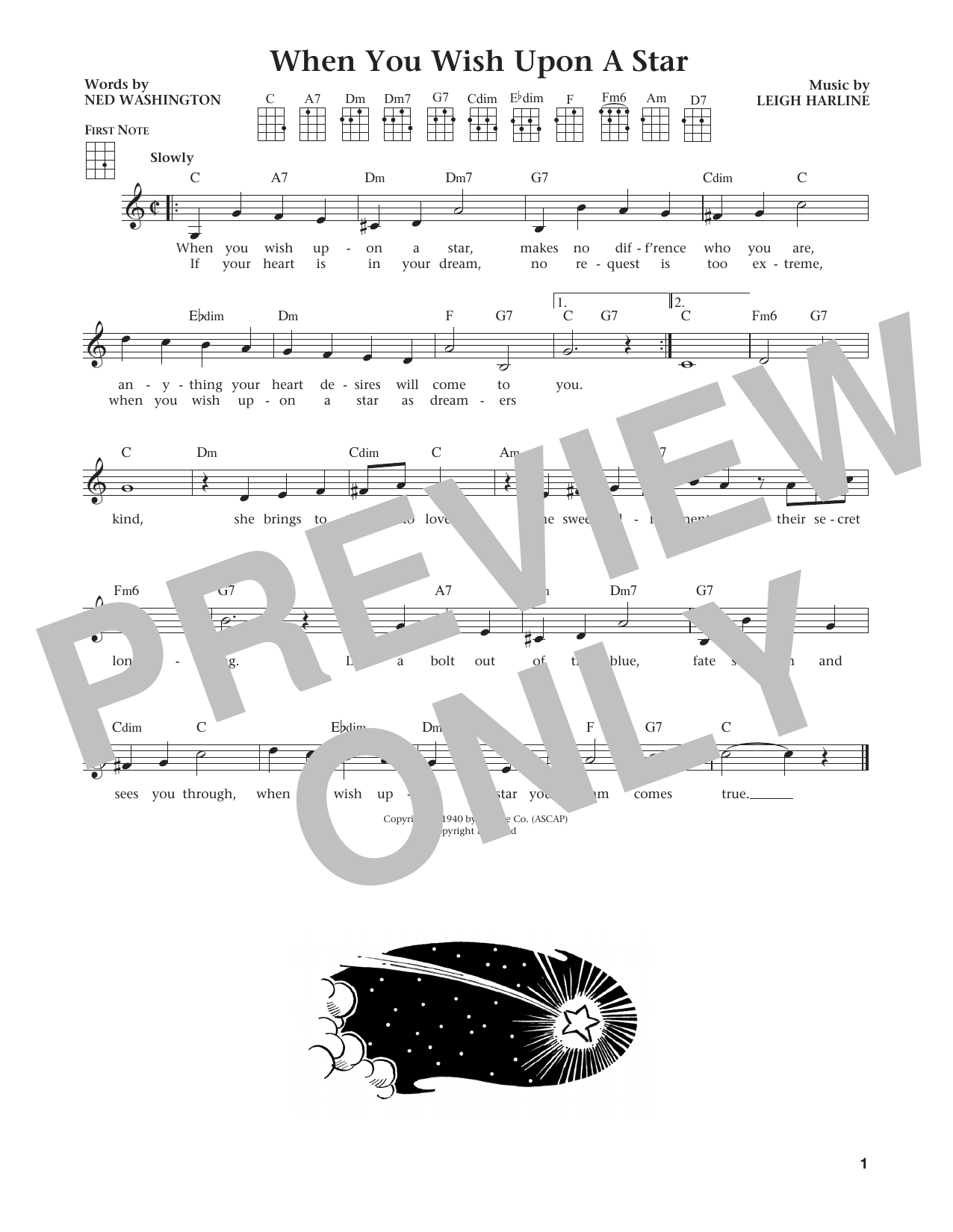 Jim Beloff When You Wish Upon A Star (from The Daily Ukulele) (arr. Liz and Jim Beloff) Sheet Music Notes & Chords for Ukulele - Download or Print PDF