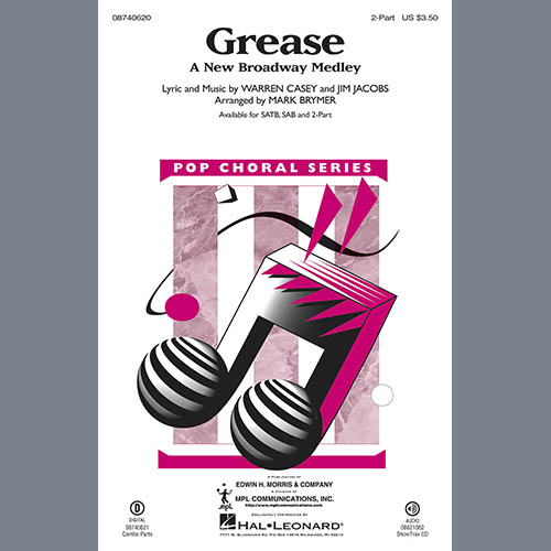 Jim Jacobs & Warren Casey, Grease: A New Broadway Medley (arr. Mark Brymer), 2-Part Choir