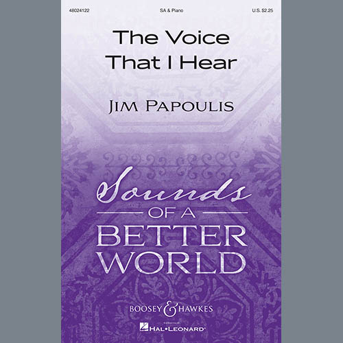 Jim Papoulis, The Voice That I Hear, 2-Part Choir