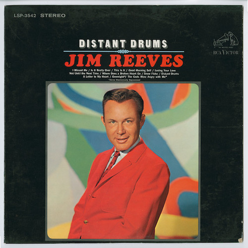 Jim Reeves, Distant Drums, Piano, Vocal & Guitar Chords (Right-Hand Melody)