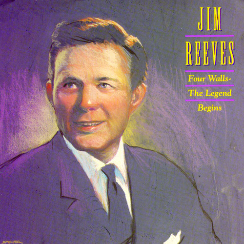Jim Reeves, Four Walls, Piano, Vocal & Guitar (Right-Hand Melody)
