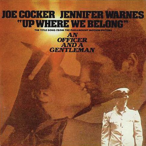 Joe Cocker, Up Where We Belong, Piano, Vocal & Guitar (Right-Hand Melody)