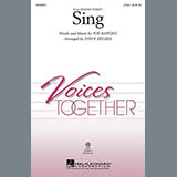 Download Joe Raposo Sing (from Sesame Street) (arr. Steve Zegree) sheet music and printable PDF music notes