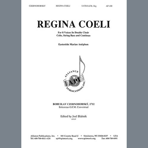 Joel Blahnik, Regina Coeli, SATB Choir