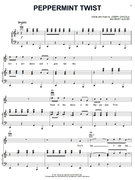 Joey Dee & The Starliters Peppermint Twist Sheet Music Notes & Chords for Viola - Download or Print PDF