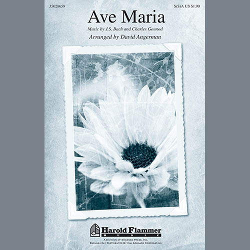 Johann Sebastian Bach, Ave Maria (arr. David Angerman), SSA