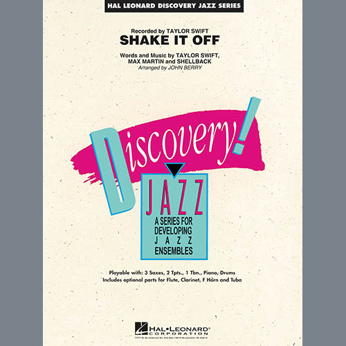 John Berry, Shake It Off - Alto Sax 1, Jazz Ensemble