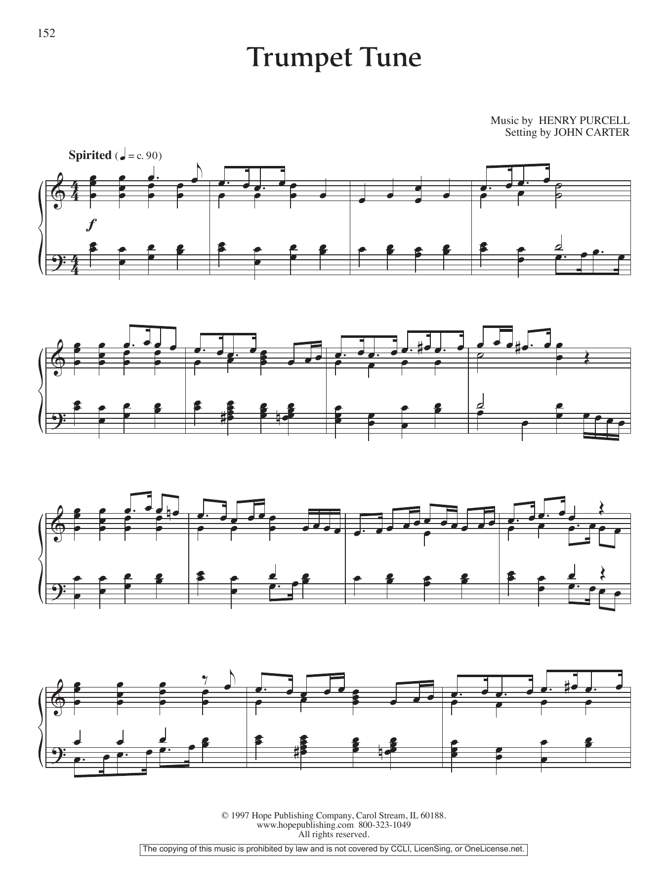 John Carter Trumpet Tune Sheet Music Notes & Chords for Piano Solo - Download or Print PDF