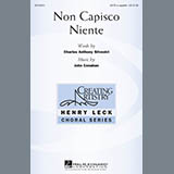 Download John Conahan Non Capisco Niente sheet music and printable PDF music notes