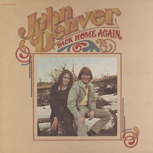 John Denver, Back Home Again, Lyrics & Piano Chords