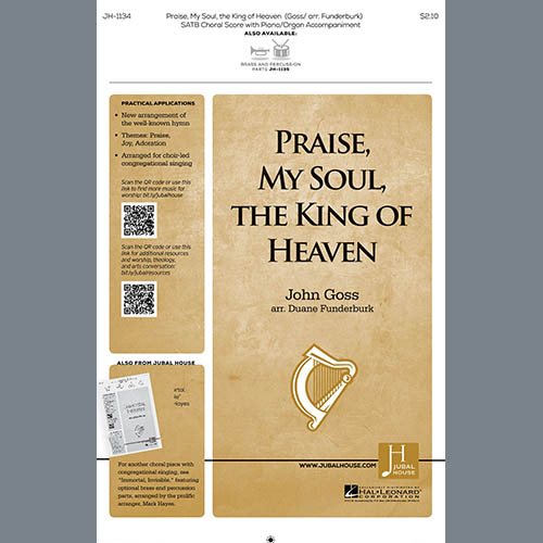 John Goss, Praise, My Soul, The King Of Heaven (arr. Duane Funderburk), SATB Choir