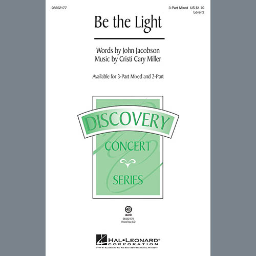 John Jacobson, Be The Light, 2-Part Choir