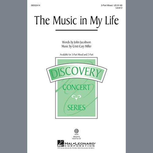 John Jacobson, The Music In My Life, 3-Part Mixed