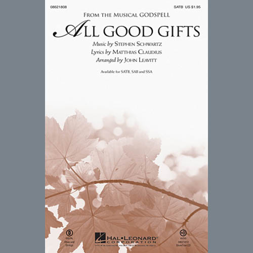 John Leavitt, All Good Gifts - Double Bass, Choir Instrumental Pak