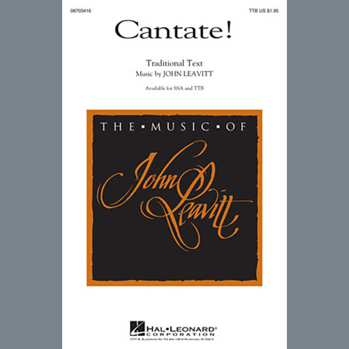 John Leavitt, Cantate!, TTBB