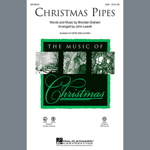 John Leavitt, Christmas Pipes, SAB