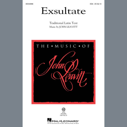 John Leavitt, Exsultate, SATB Choir