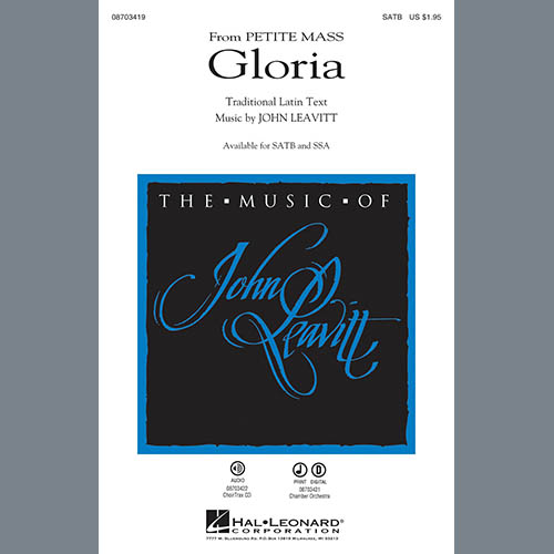 John Leavitt, Gloria (from Petite Mass), SATB