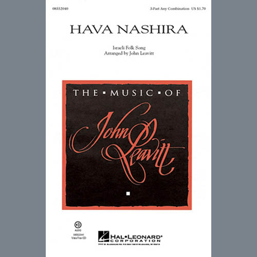 John Leavitt, Hava Nashira, 3-Part Mixed