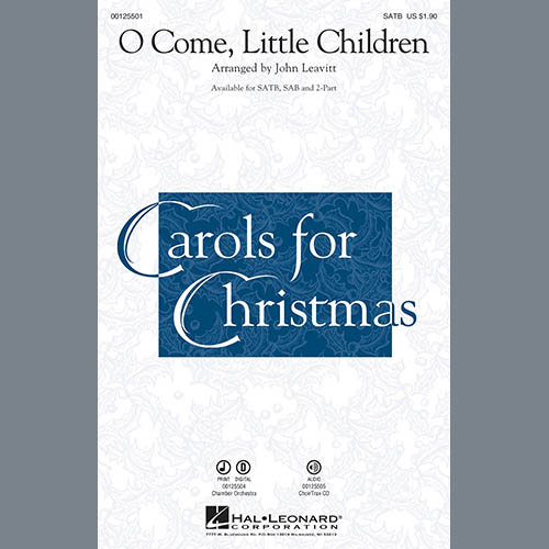 John Leavitt, O Come, Little Children, 2-Part Choir