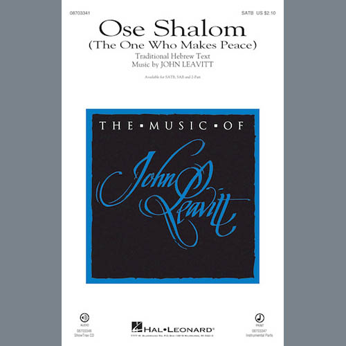 John Leavitt, Ose Shalom (The One Who Makes Peace), SATB Choir