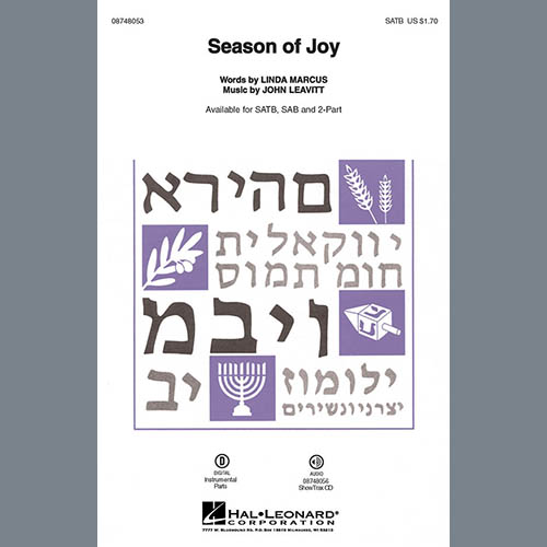 John Leavitt, Season Of Joy, 2-Part Choir