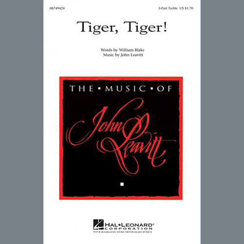 John Leavitt, Tiger, Tiger!, 3-Part Treble