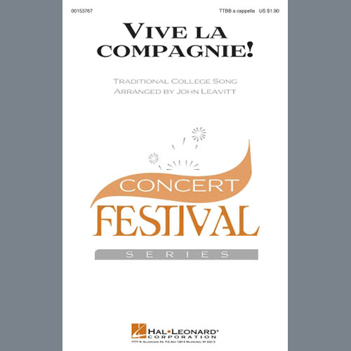 John Leavitt, Vive La Compagnie!, TTBB