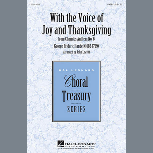 John Leavitt, With The Voice Of Joy And Thanksgiving, SATB