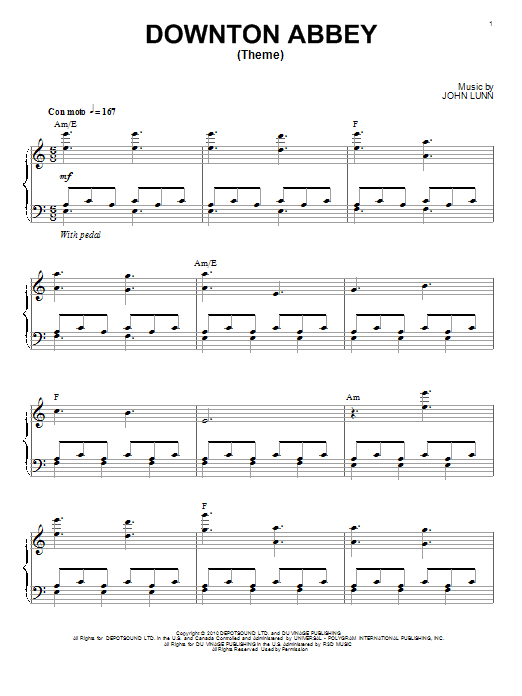 John Lunn Did I Make The Most Of Loving You Sheet Music Notes & Chords for Piano - Download or Print PDF
