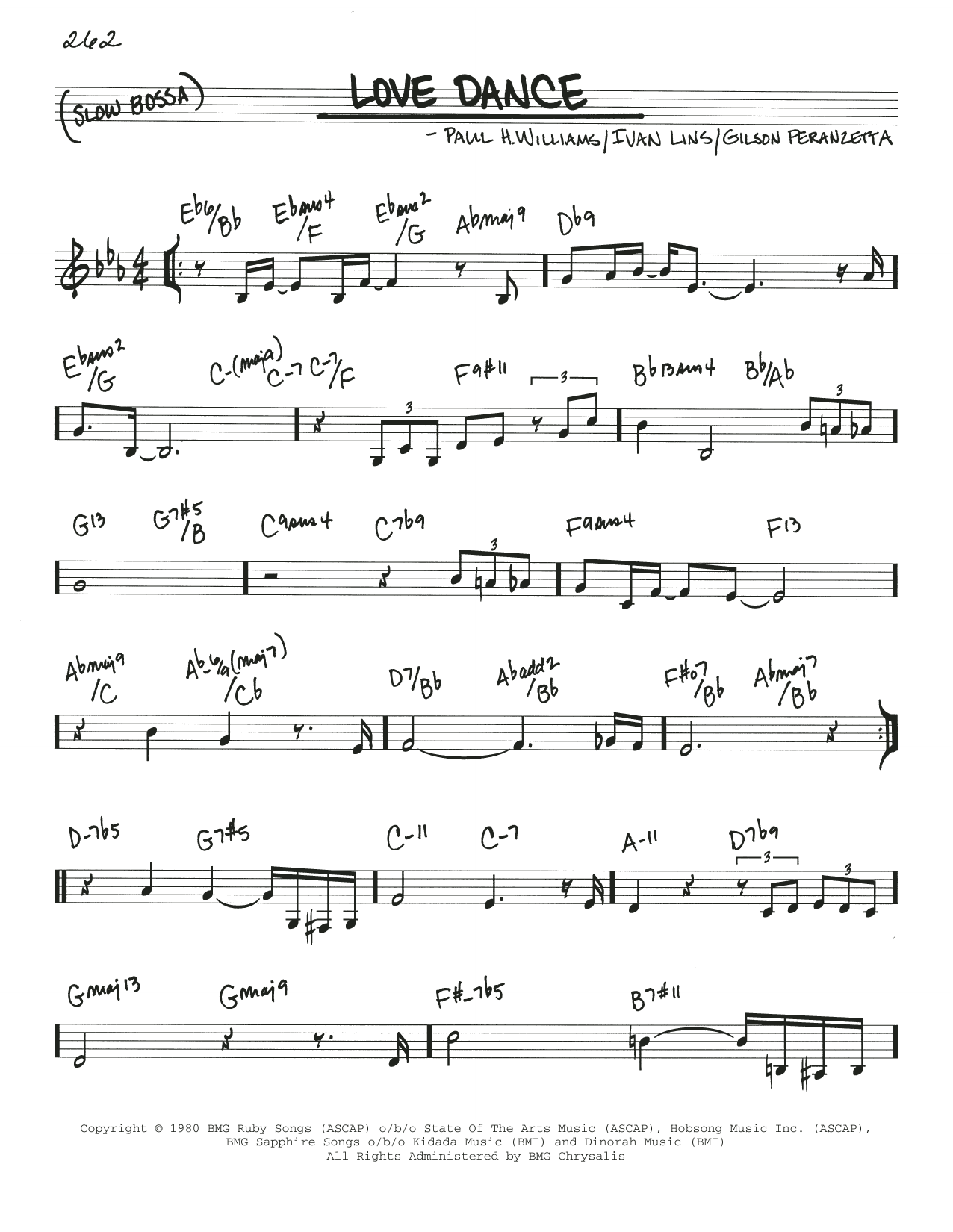 John Pizzarelli Love Dance Sheet Music Notes & Chords for Real Book – Melody & Chords - Download or Print PDF