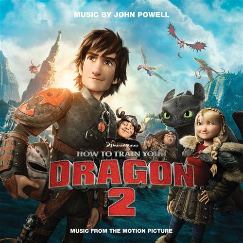 John Powell, Where No One Goes (from How to Train Your Dragon 2), Piano, Vocal & Guitar (Right-Hand Melody)