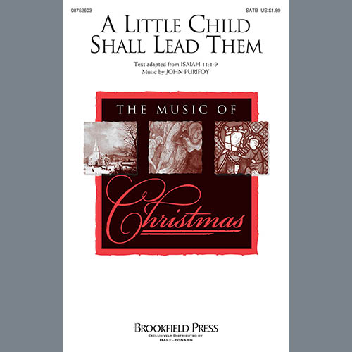 John Purifoy, A Little Child Shall Lead Them, SATB