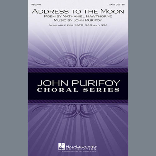 John Purifoy, Address To The Moon, SAB