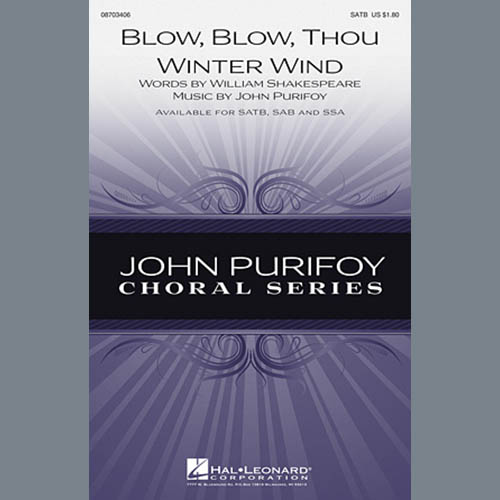 John Purifoy, Blow, Blow, Thou Winter Wind, SATB