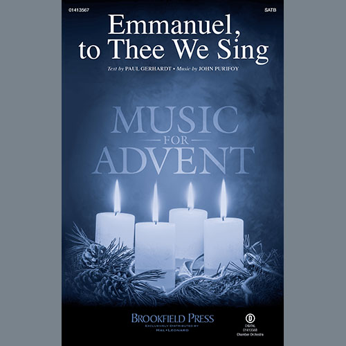 John Purifoy, Emmanuel, To Thee We Sing, SATB Choir