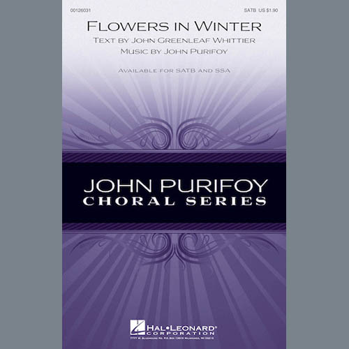 John Purifoy, Flowers In Winter, SATB