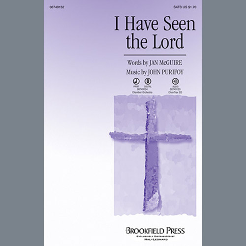 John Purifoy, I Have Seen The Lord, SATB