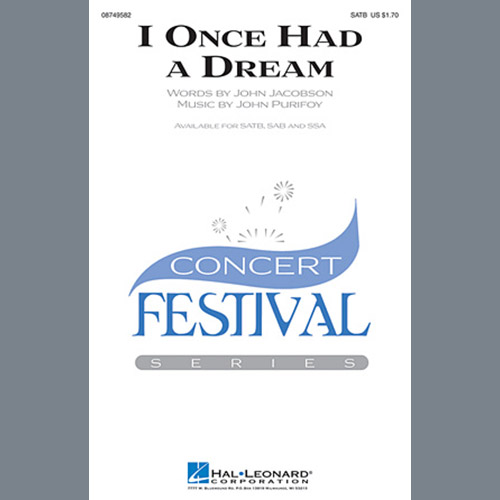 John Purifoy, I Once Had A Dream, SATB