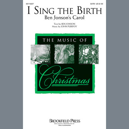 John Purifoy, I Sing The Birth, SATB