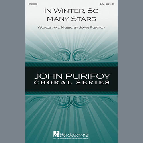John Purifoy, In Winter, So Many Stars, 2-Part Choir