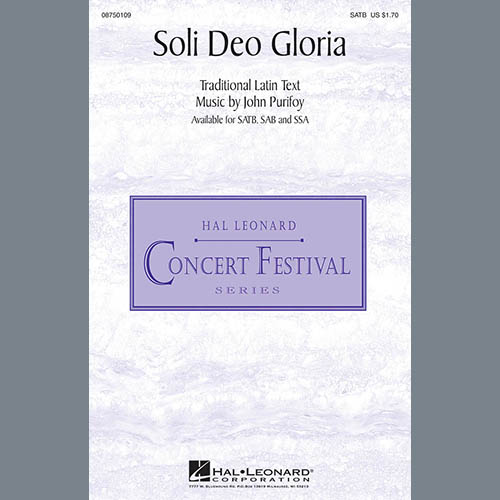 John Purifoy, Soli Deo Gloria, SATB