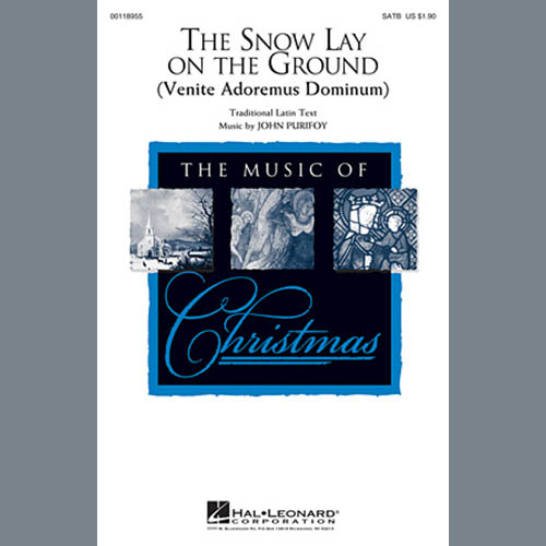 John Purifoy, The Snow Lay On The Ground (Venite Adoremus Dominum), SAB