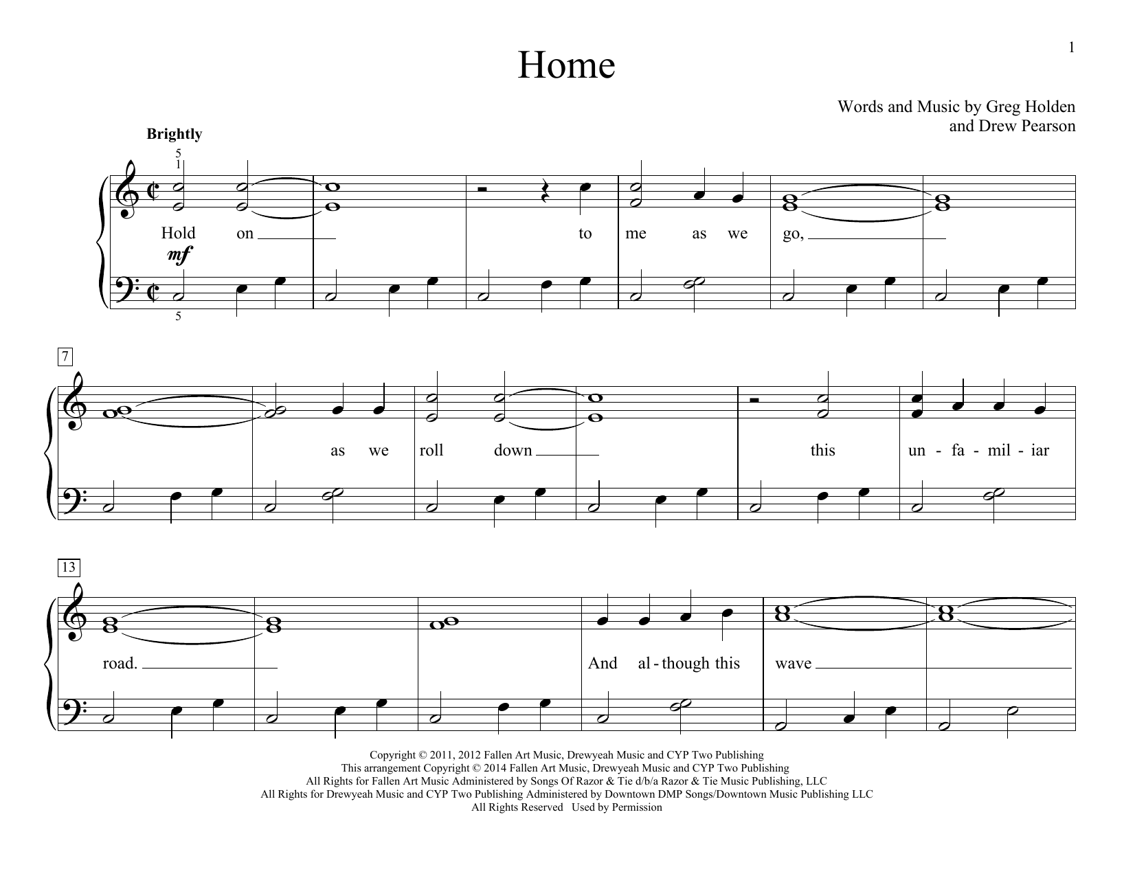 John Thompson Home Sheet Music Notes & Chords for Educational Piano - Download or Print PDF