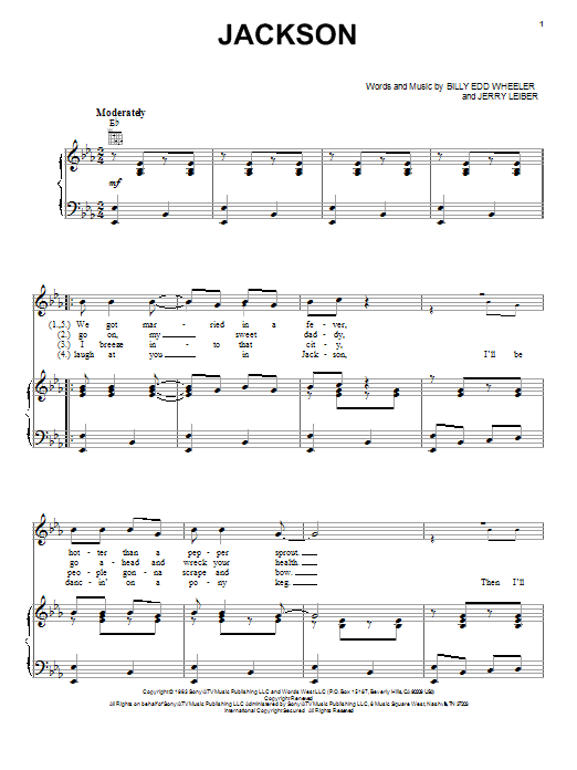 Johnny Cash & June Carter Jackson Sheet Music Notes & Chords for Ukulele - Download or Print PDF