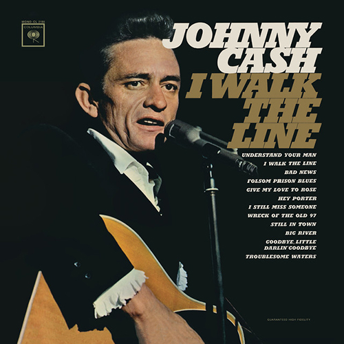 Johnny Cash, Bad News, Piano, Vocal & Guitar (Right-Hand Melody)